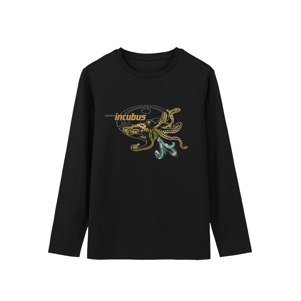 Incubus Band Octopus T-Shirt | Alternative Rock Tour Merch | Retro Surrealist Graphic Tee