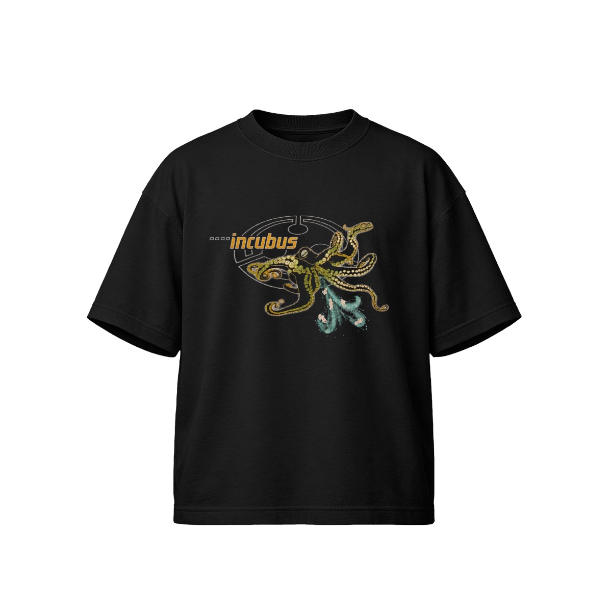 Incubus Band Octopus T-Shirt | Alternative Rock Tour Merch | Retro Surrealist Graphic Tee