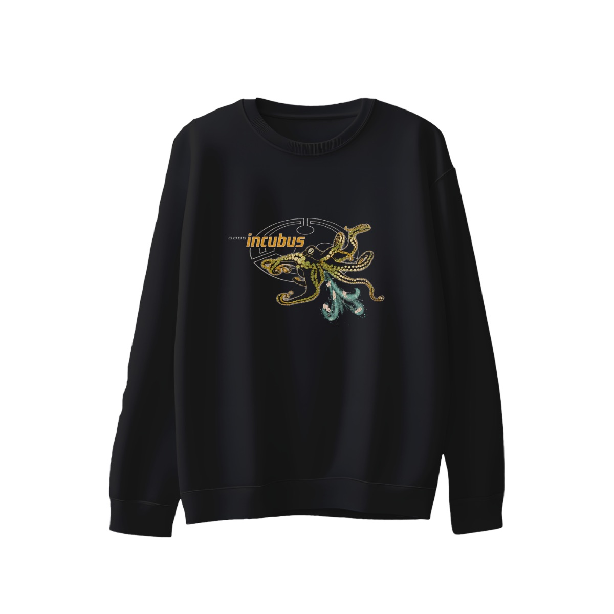 Incubus Band Octopus T-Shirt | Alternative Rock Tour Merch | Retro Surrealist Graphic Tee