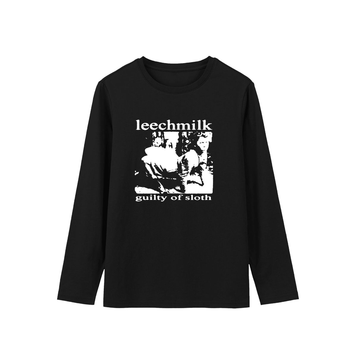Leechmilk Guilty of Sloth T-Shirt | Doom Sludge Metal Band Merch | Underground Music Tee