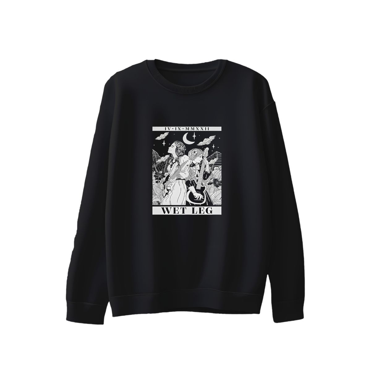Wet Leg Indie Rock Band T-Shirt | Tarot Card Style Design Merch | Alternative Music Tee