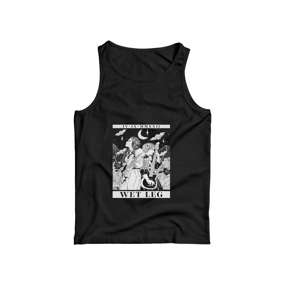 Wet Leg Indie Rock Band T-Shirt | Tarot Card Style Design Merch | Alternative Music Tee