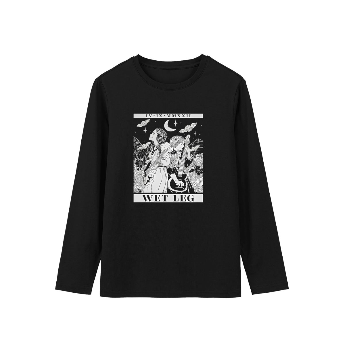 Wet Leg Indie Rock Band T-Shirt | Tarot Card Style Design Merch | Alternative Music Tee