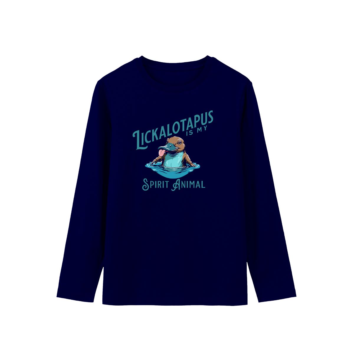 Lickalottapus Is My Spirit Animal T-Shirt | Funny Platypus Meme Meme Tee | Cute Animal Merch