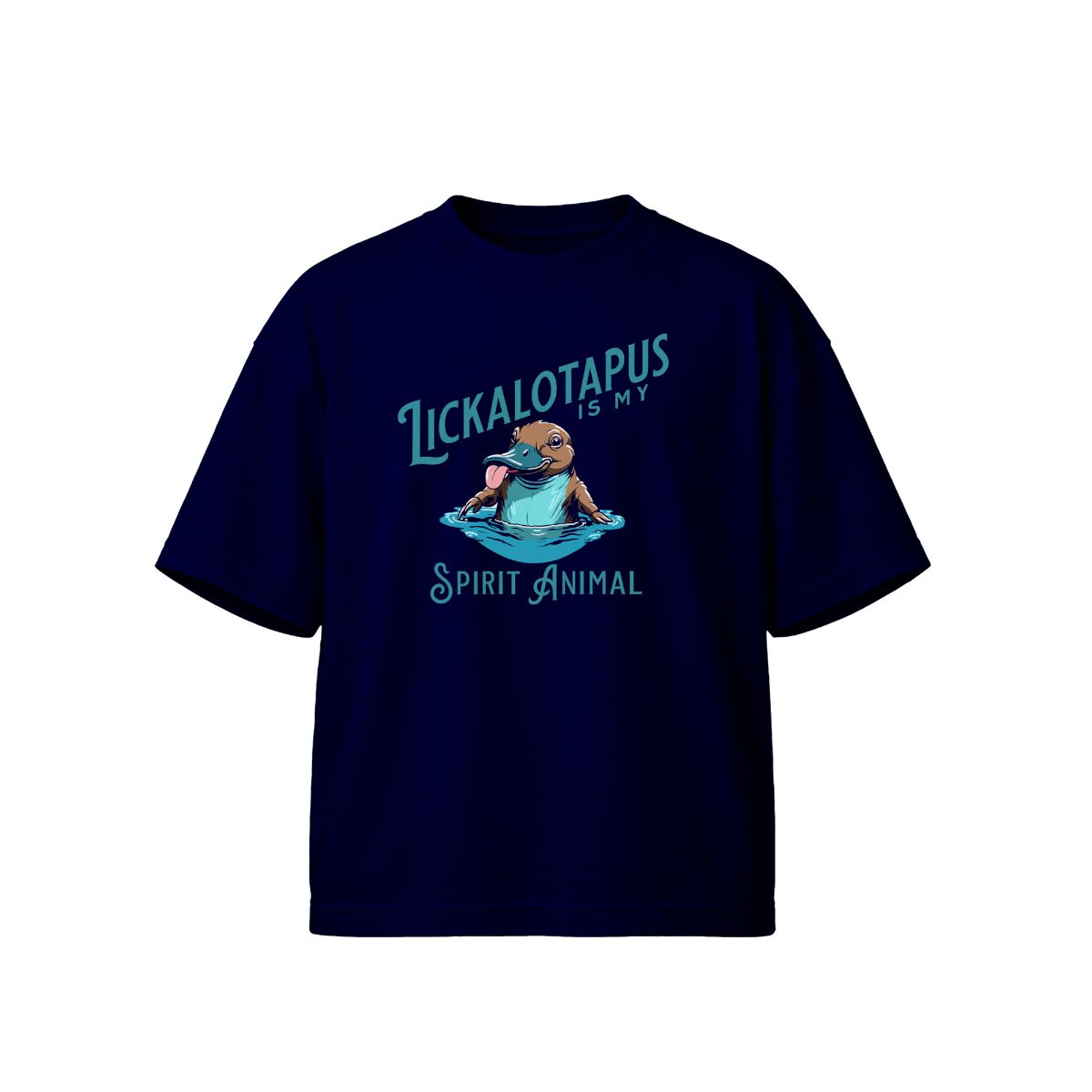 Lickalottapus Is My Spirit Animal T-Shirt | Funny Platypus Meme Meme Tee | Cute Animal Merch