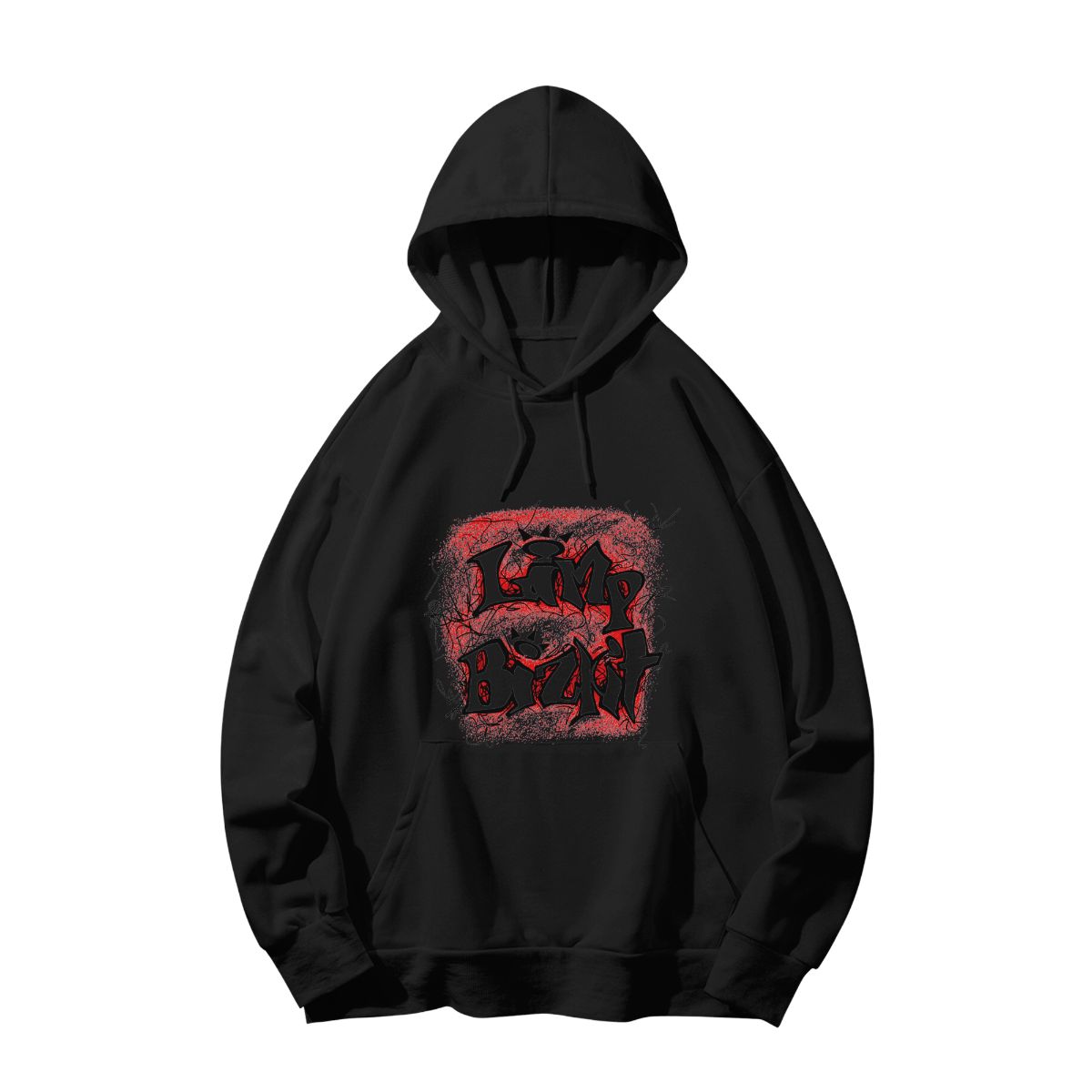 Limp Bizkit Nu Metal Band T-Shirt | Red Graffiti Spray Art Merch | Alternative Rock Tee