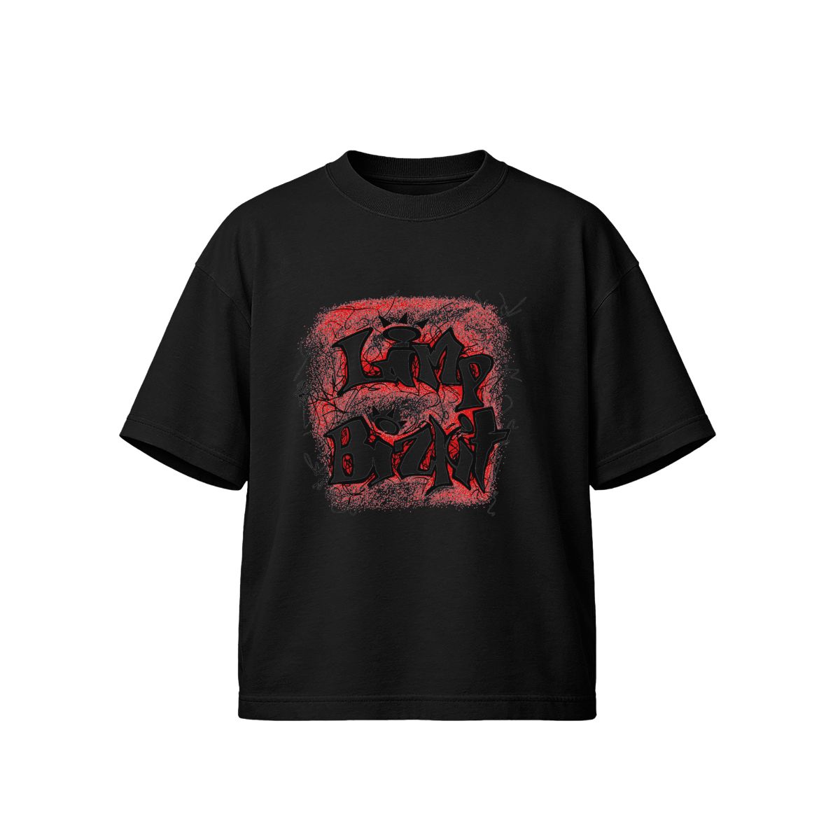 Limp Bizkit Nu Metal Band T-Shirt | Red Graffiti Spray Art Merch | Alternative Rock Tee