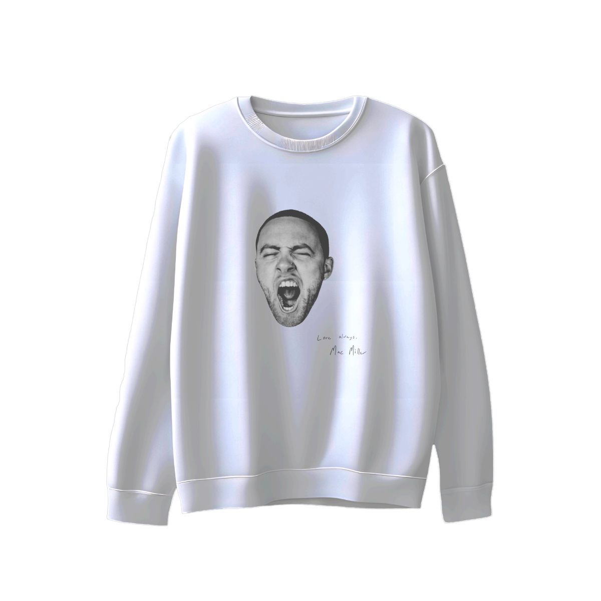 Mac Miller Shouting Portrait T-Shirt | Hip Hop Artist Merch | Rap Music Graphic Tee