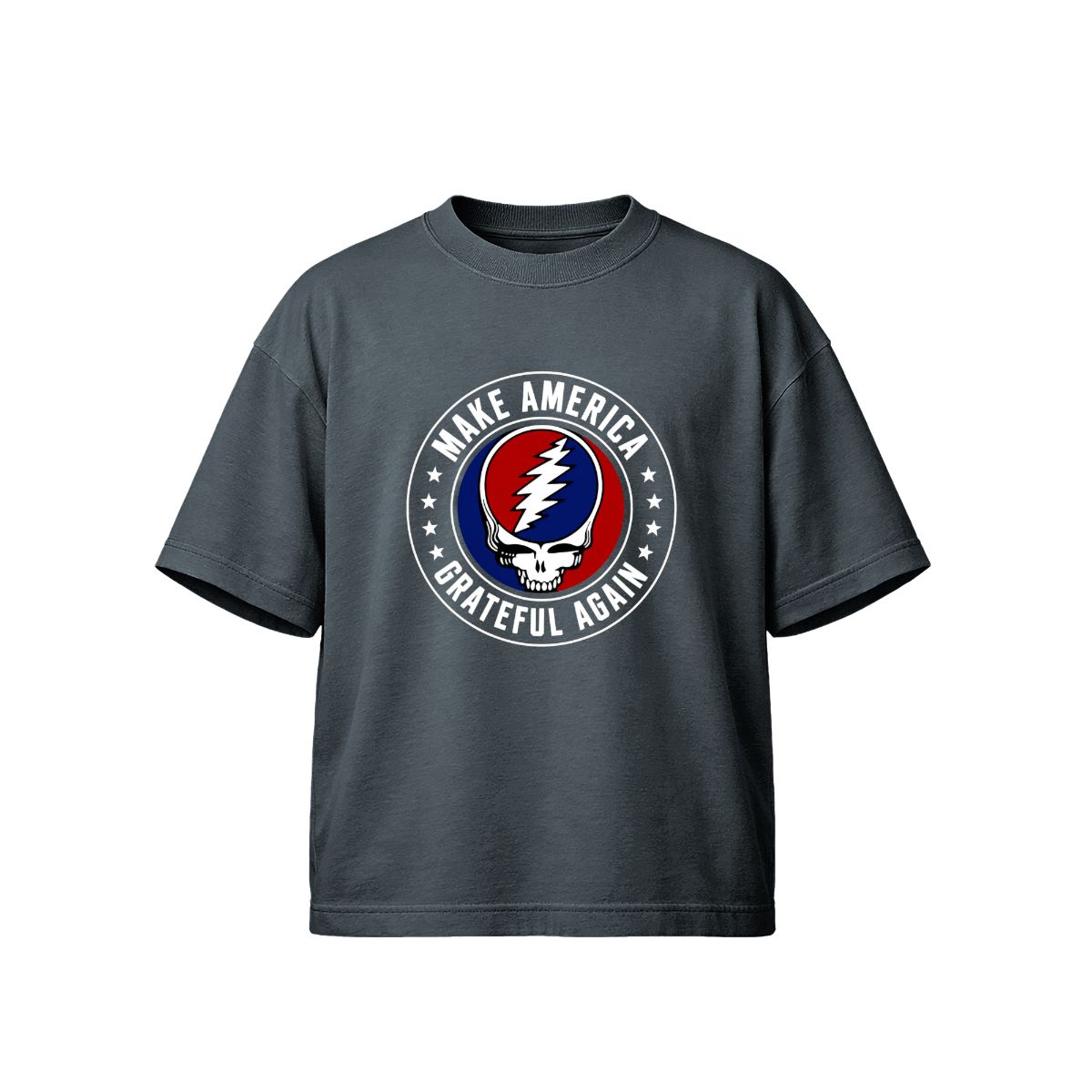 Make America Grateful Again T-Shirt | Grateful Dead Style Parody Tee | Classic Rock Merch