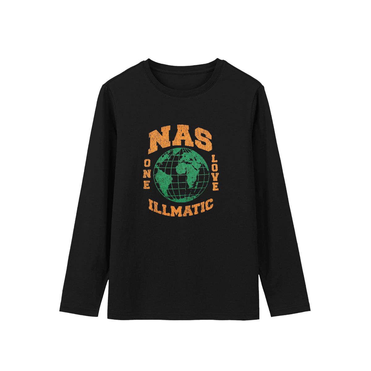 Nas Illmatic T-Shirt | One Love Hip Hop Retro Globe Graphic Tee