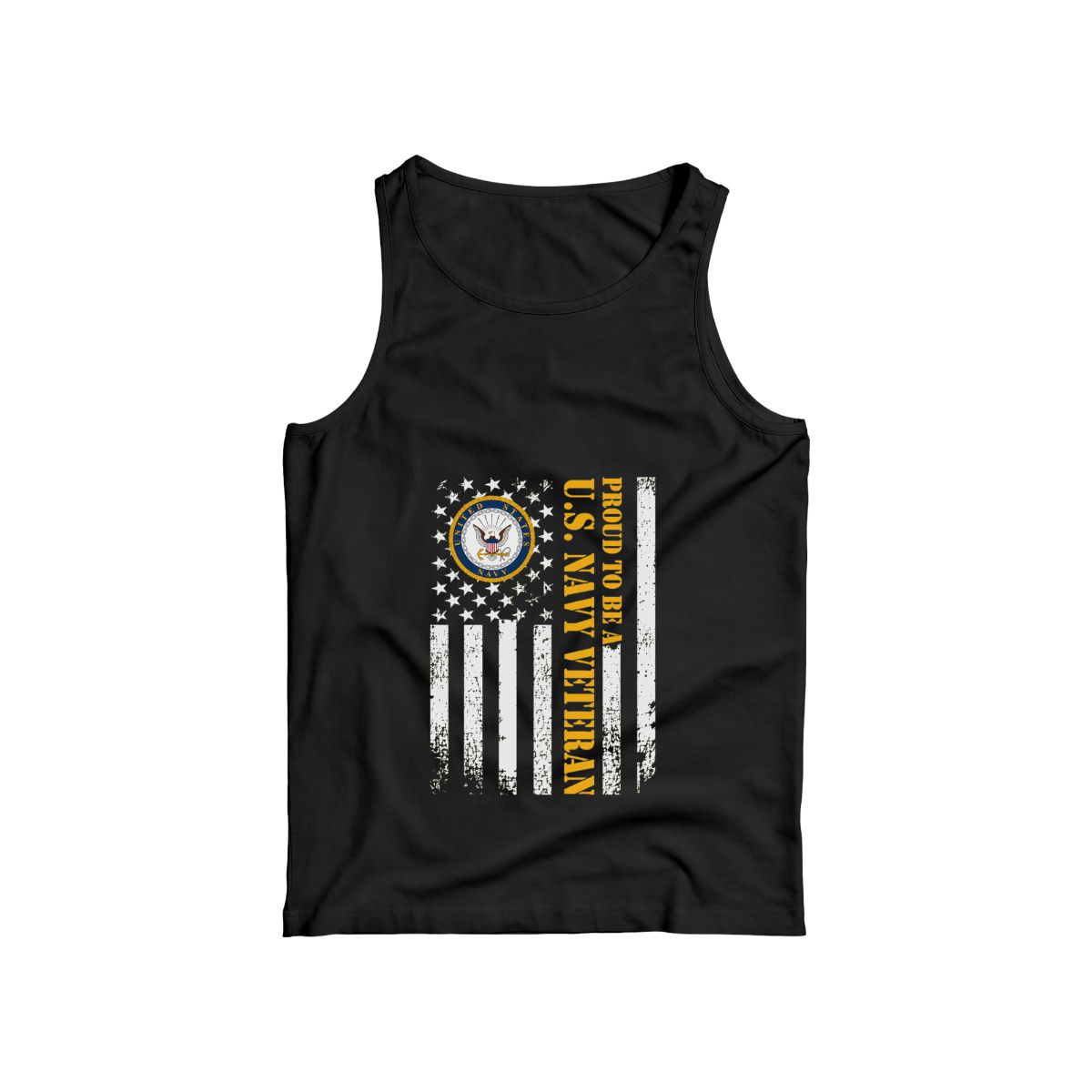 U.S. Navy Veteran T-Shirt | Proud Military American Flag Vintage Graphic Tee