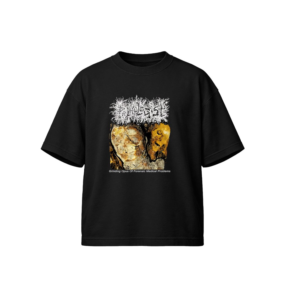Pathologist T-Shirt | Grinding Opus Of Forensic Medical Problems Death Metal Merch