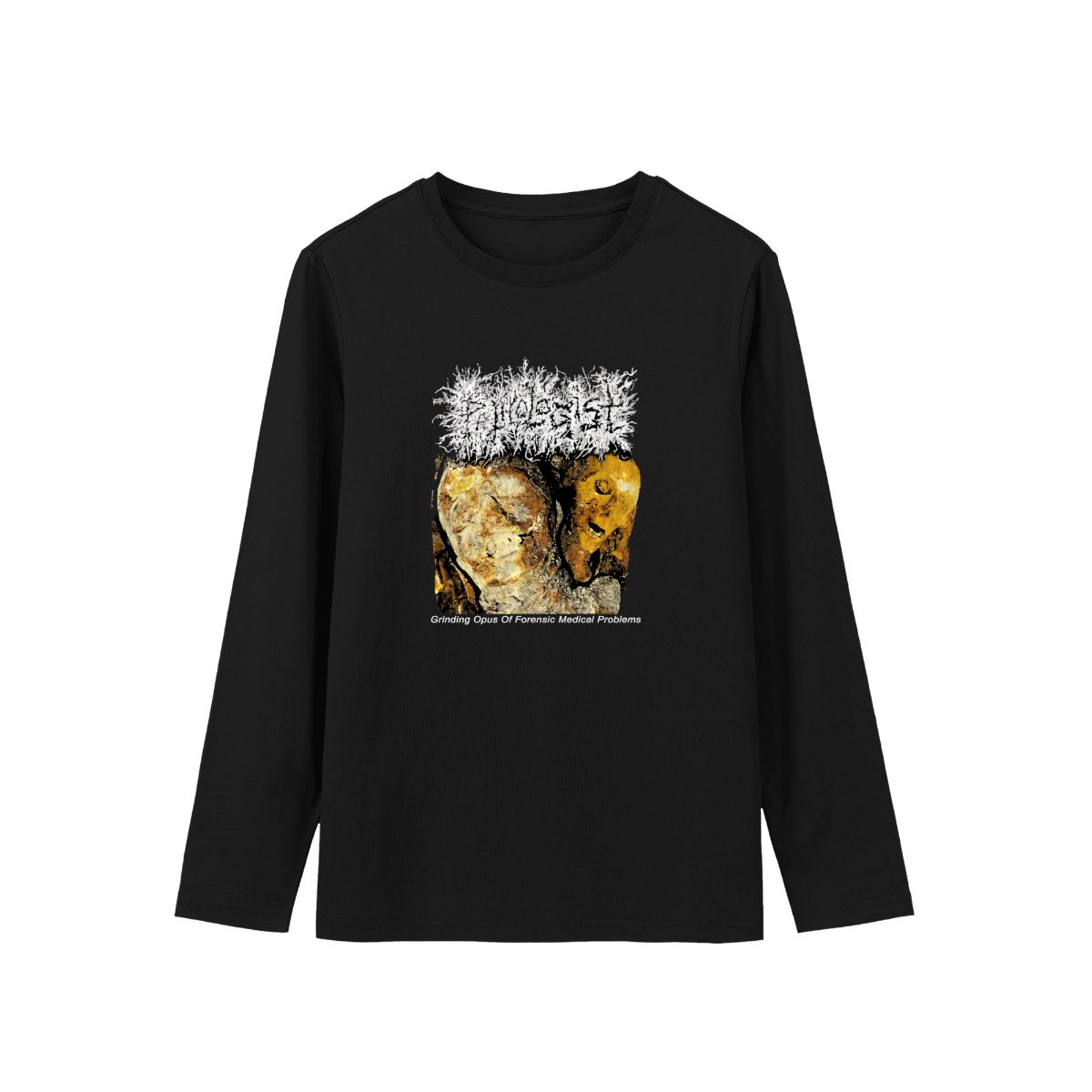 Pathologist T-Shirt | Grinding Opus Of Forensic Medical Problems Death Metal Merch