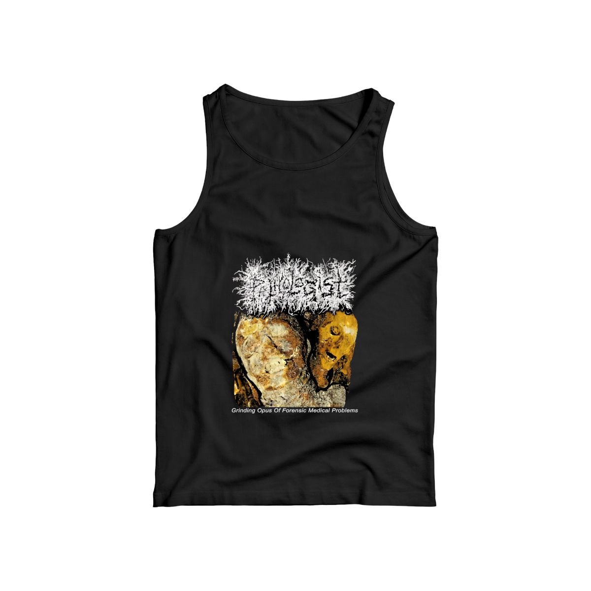 Pathologist T-Shirt | Grinding Opus Of Forensic Medical Problems Death Metal Merch