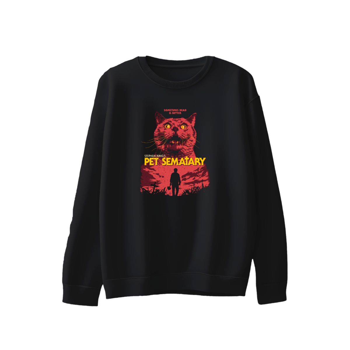 Pet Sematary T-Shirt | Stephen King Horror Classic Cat Graphic Tee