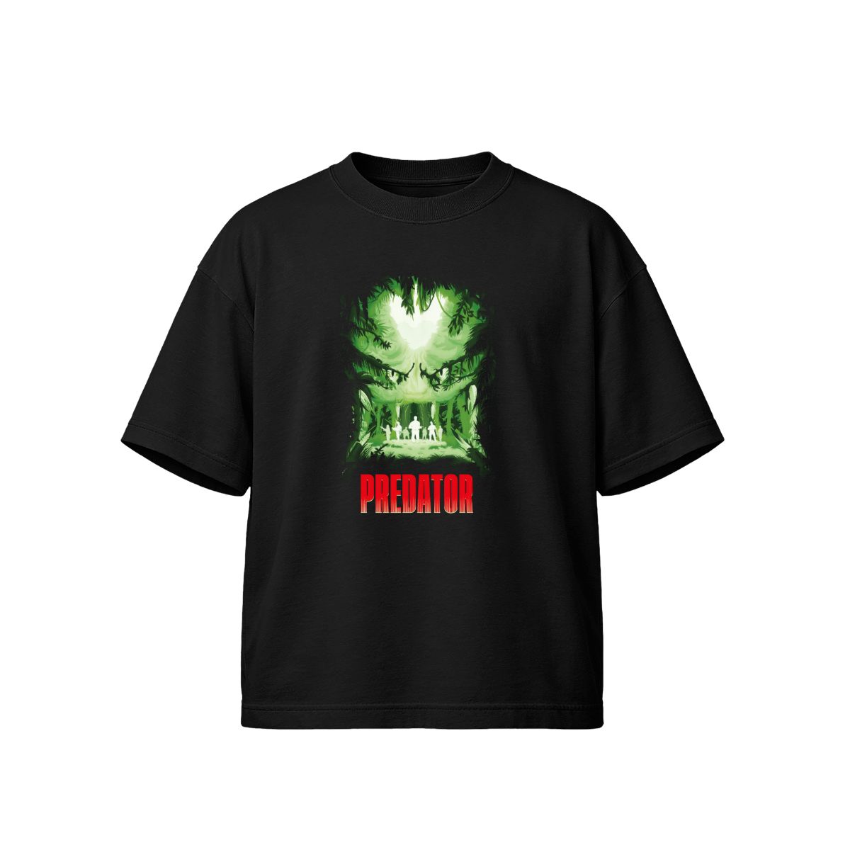 Predator T-Shirt | Classic Sci-Fi Movie Jungle Skull Graphic Tee