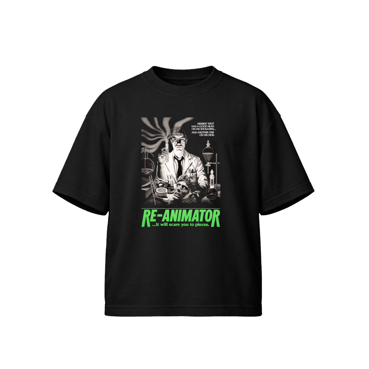 Re-Animator T-Shirt | 1985 Cult Horror Classic Herbert West Graphic Tee
