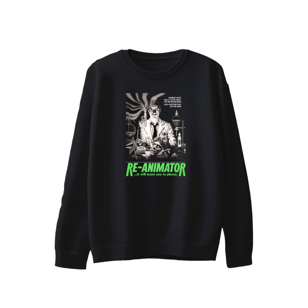Re-Animator T-Shirt | 1985 Cult Horror Classic Herbert West Graphic Tee