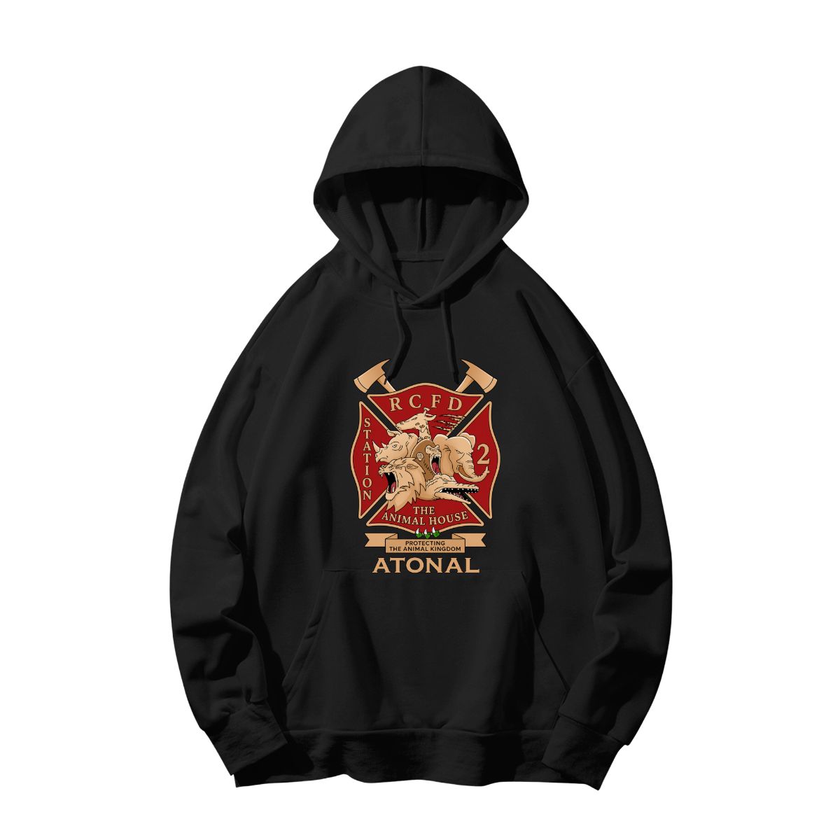 RCFD Station 2 T-Shirt | The Animal House Protecting The Animal Kingdom Firefighter Tee
