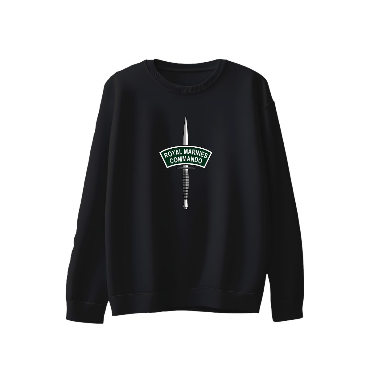 Royal Marines Commando T-Shirt | Elite Military Dagger & Green Beret Flash Tee