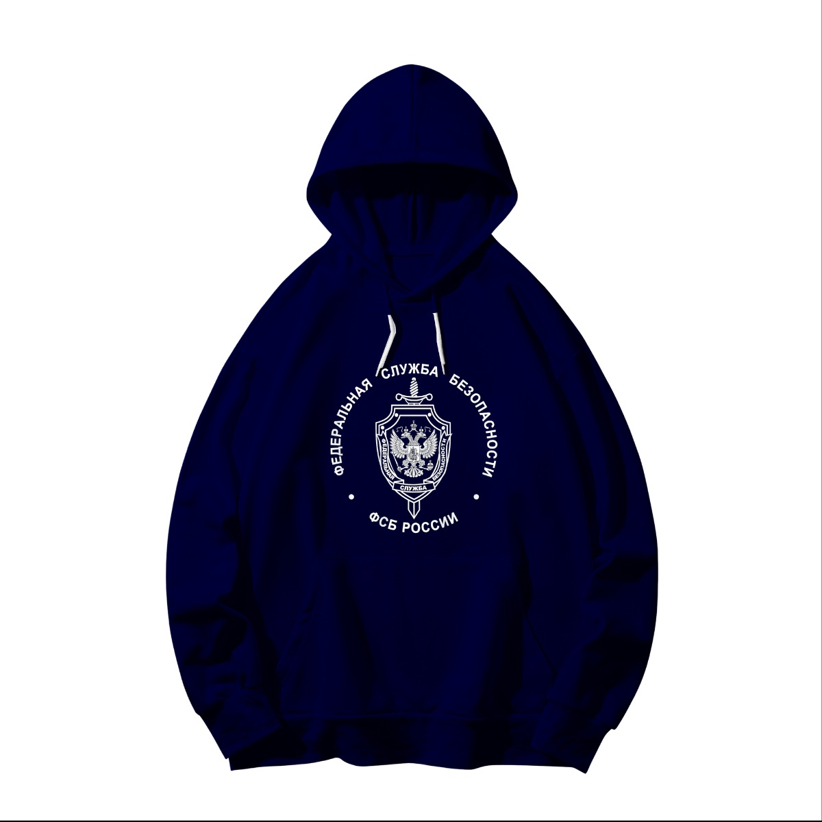 Russian FSB Spetsnaz T-Shirt | Alpha Group Special Forces Military Crest Tee - Long Sleeve Shirt - Navy