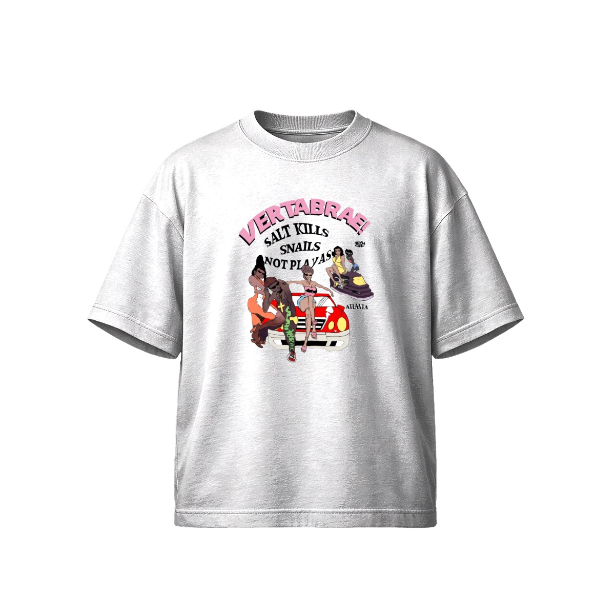 Vertebrae T-Shirt | Salt Kills Snails Not Playas Retro Hip Hop Streetwear Tee