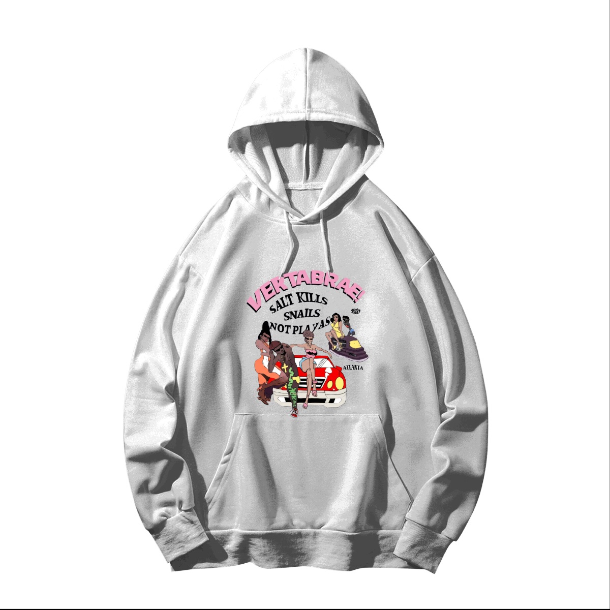 Vertebrae T-Shirt | Salt Kills Snails Not Playas Retro Hip Hop Streetwear Tee - Sweatshirt - White