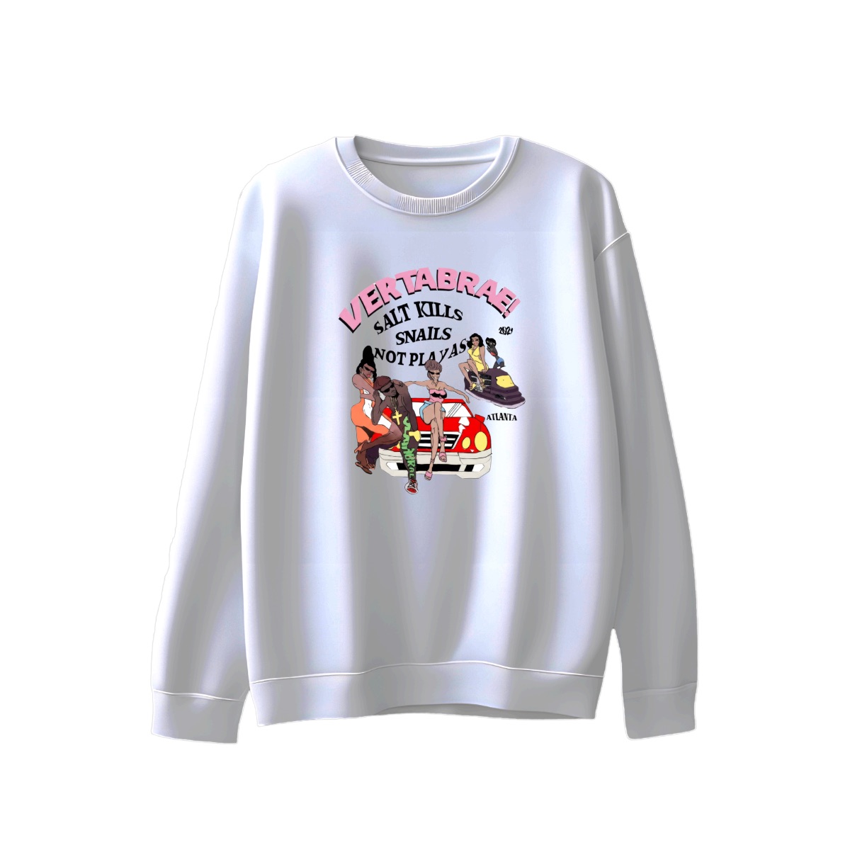 Vertebrae T-Shirt | Salt Kills Snails Not Playas Retro Hip Hop Streetwear Tee