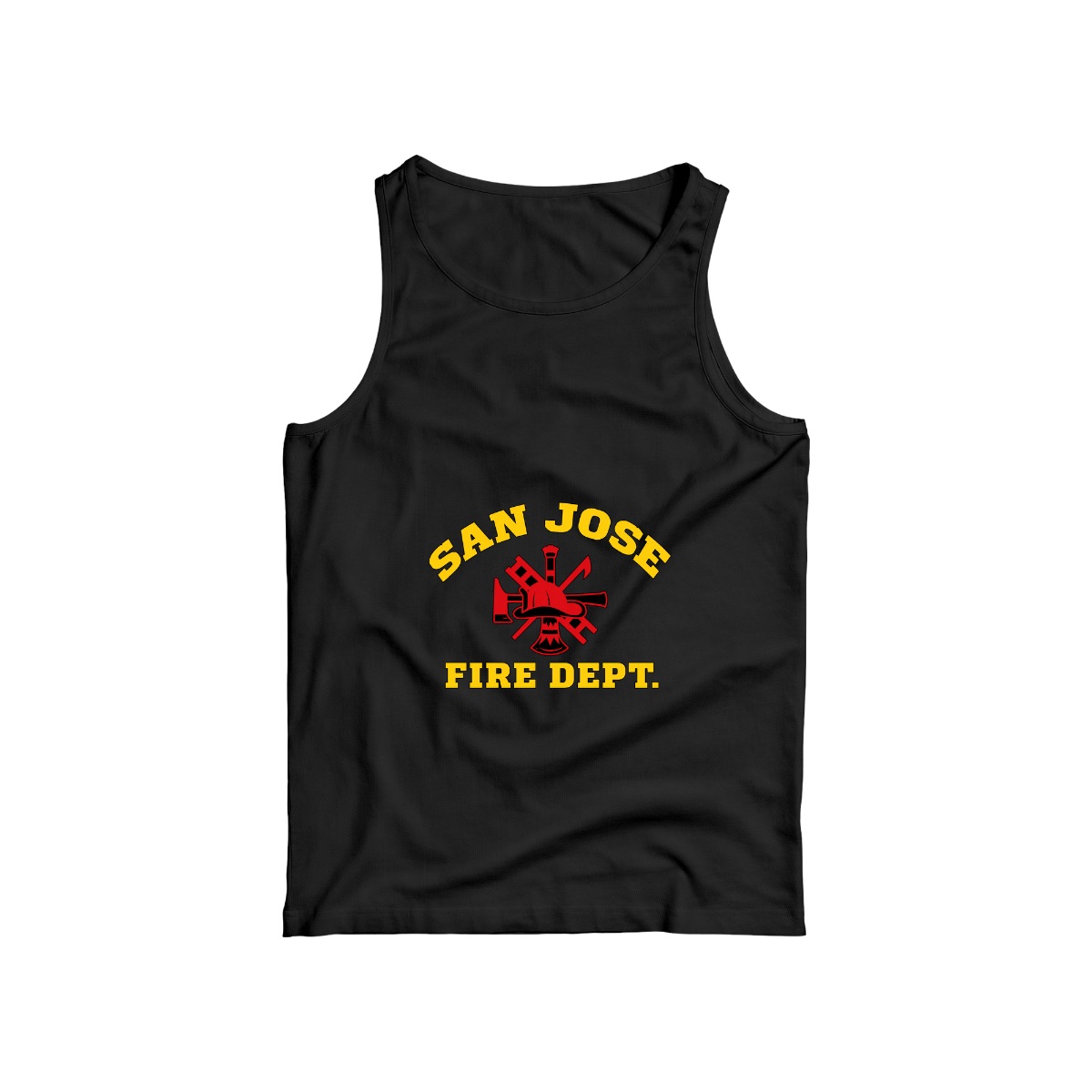 San Jose Fire Department T-Shirt | California Firefighter Maltese Cross Graphic Tee