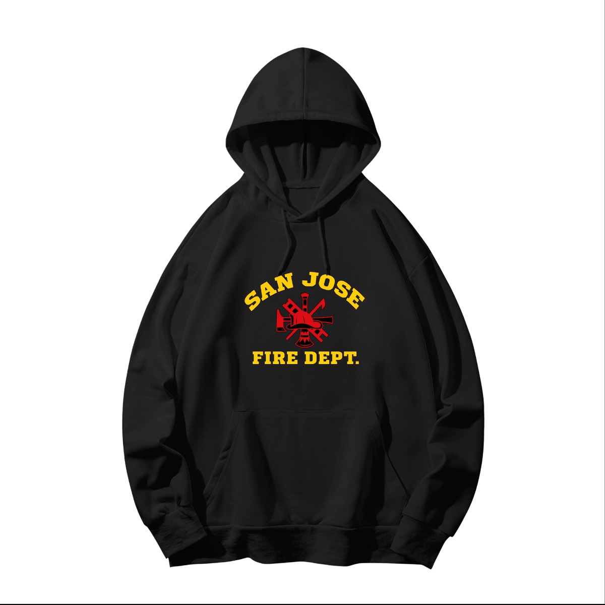 San Jose Fire Department T-Shirt | California Firefighter Maltese Cross Graphic Tee
