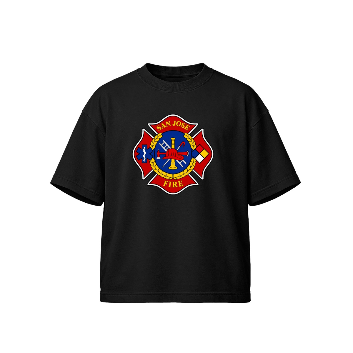 Official San Jose Fire Department Logo T-Shirt | SJFD First Responders Apparel