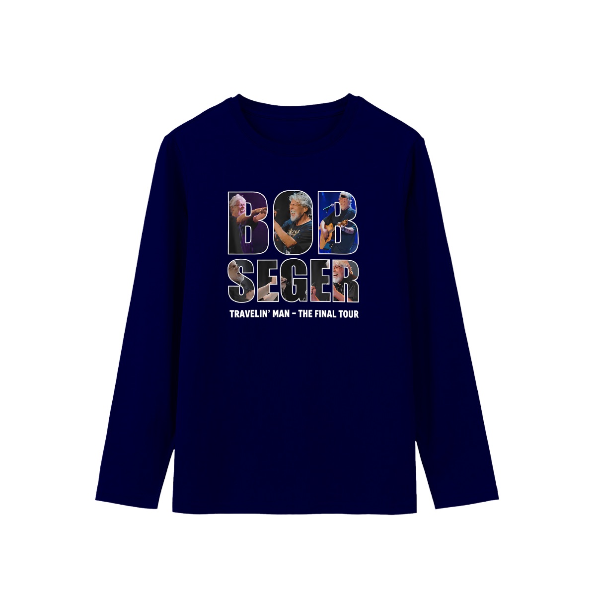 Vintage Bob Seger Travelin' Man Final Tour T-Shirt | Classic Rock Concert Merch