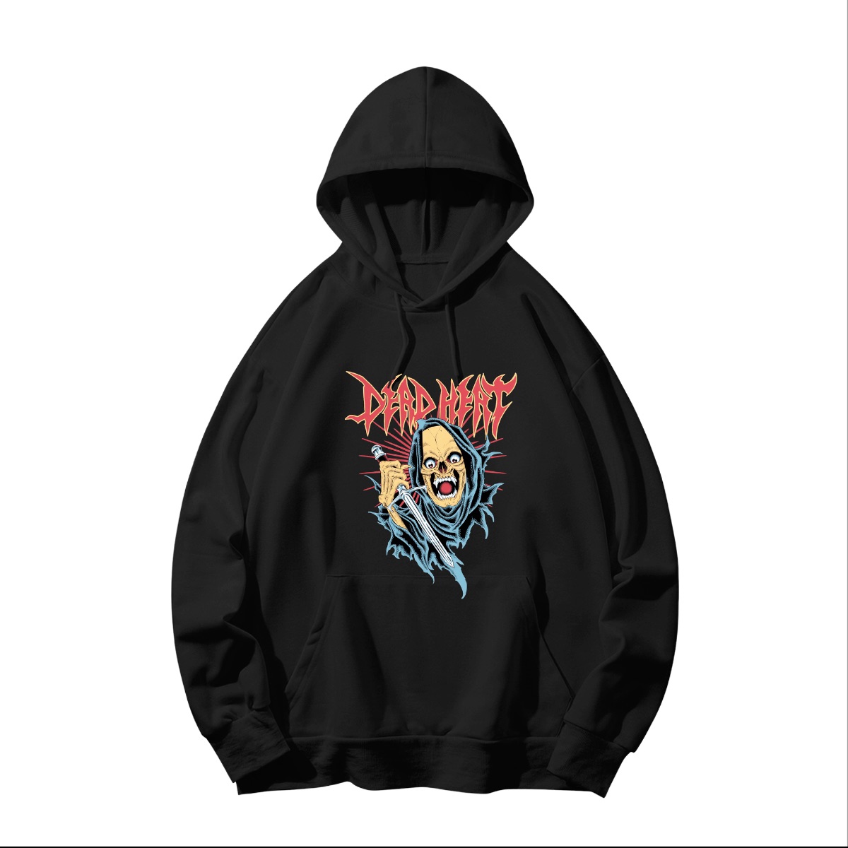 Dead Heat Band Grim Reaper T-Shirt | Crossover Thrash Metal Graphic Tee