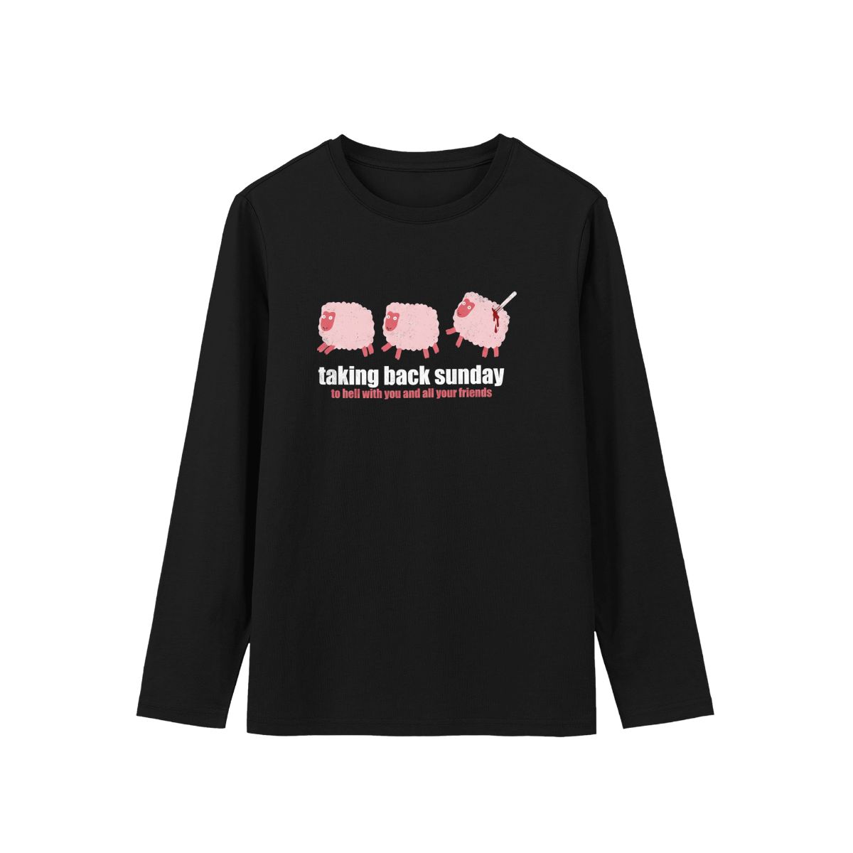 Taking Back Sunday Sheep T-Shirt | Alternative Emo Rock Band Tee