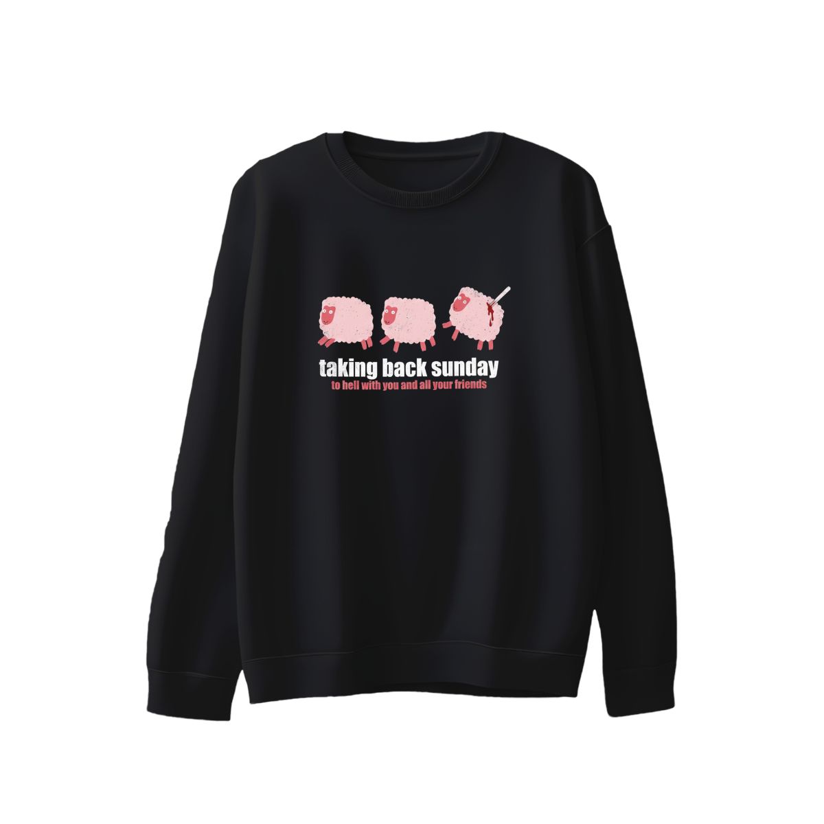 Taking Back Sunday Sheep T-Shirt | Alternative Emo Rock Band Tee
