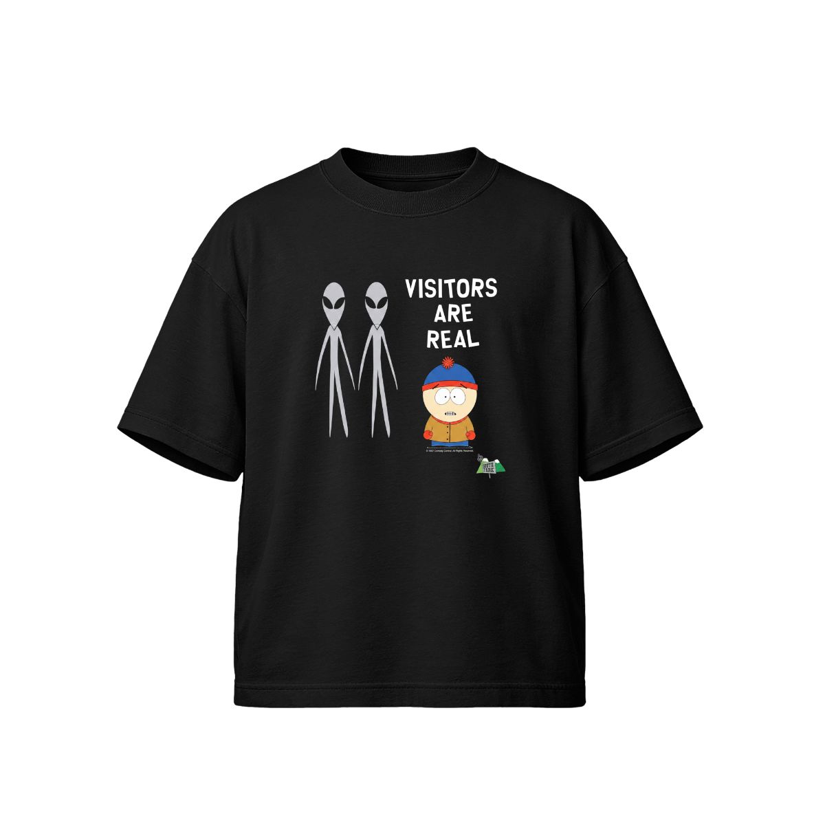 South Park Visitors Are Real Alien T-Shirt | Funny Cartoons Fan Tee