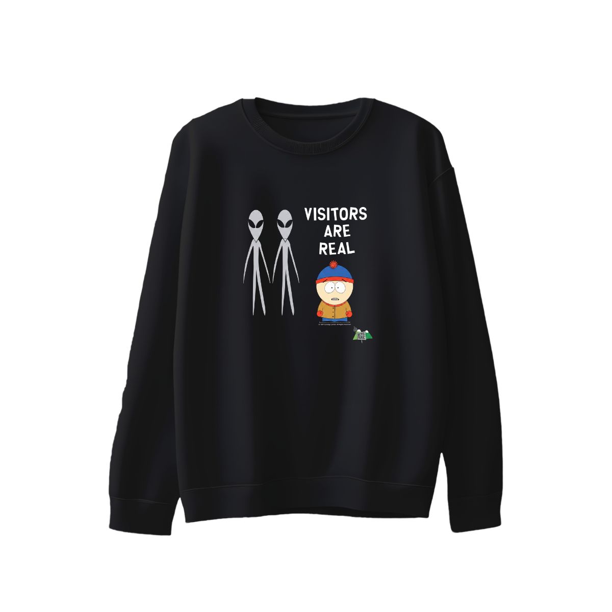 South Park Visitors Are Real Alien T-Shirt | Funny Cartoons Fan Tee