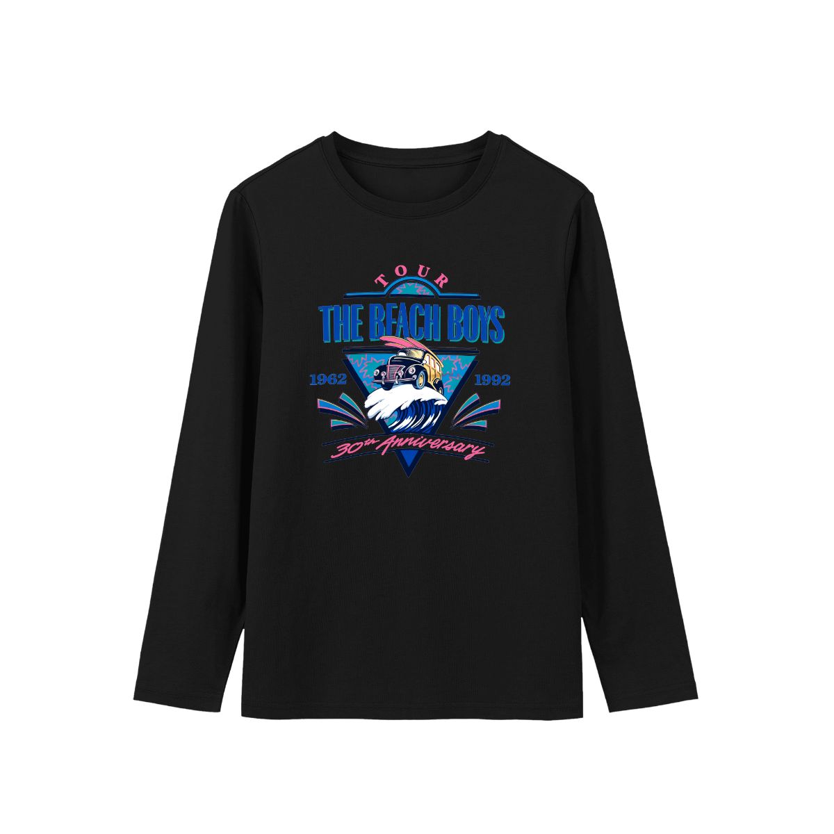 Vintage The Beach Boys 30th Anniversary Tour T-Shirt | 1992 Surf Rock Tee