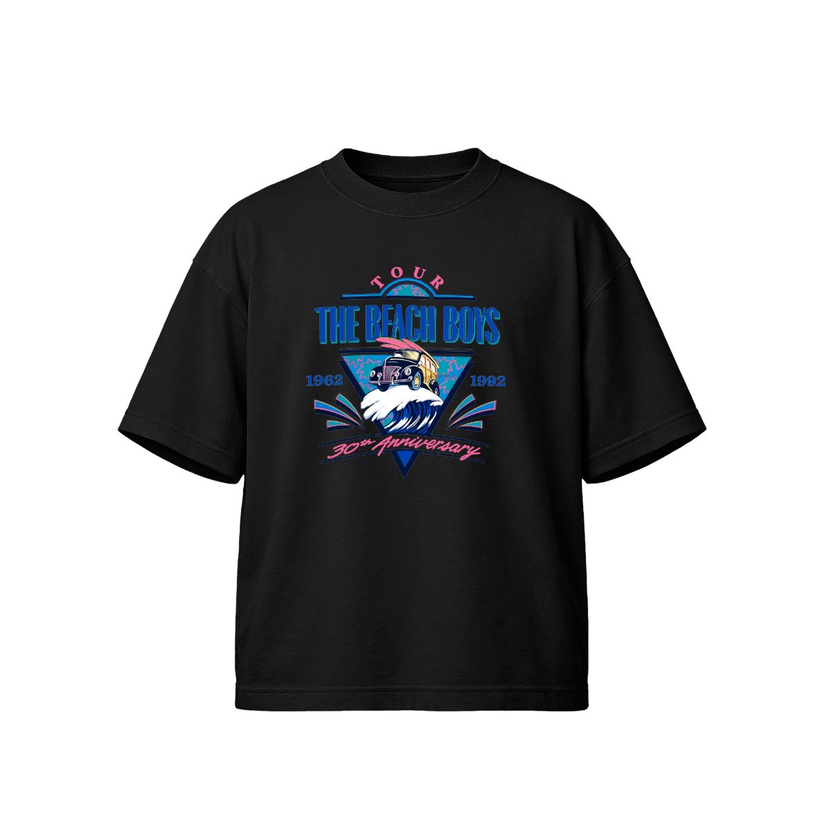 Vintage The Beach Boys 30th Anniversary Tour T-Shirt | 1992 Surf Rock Tee