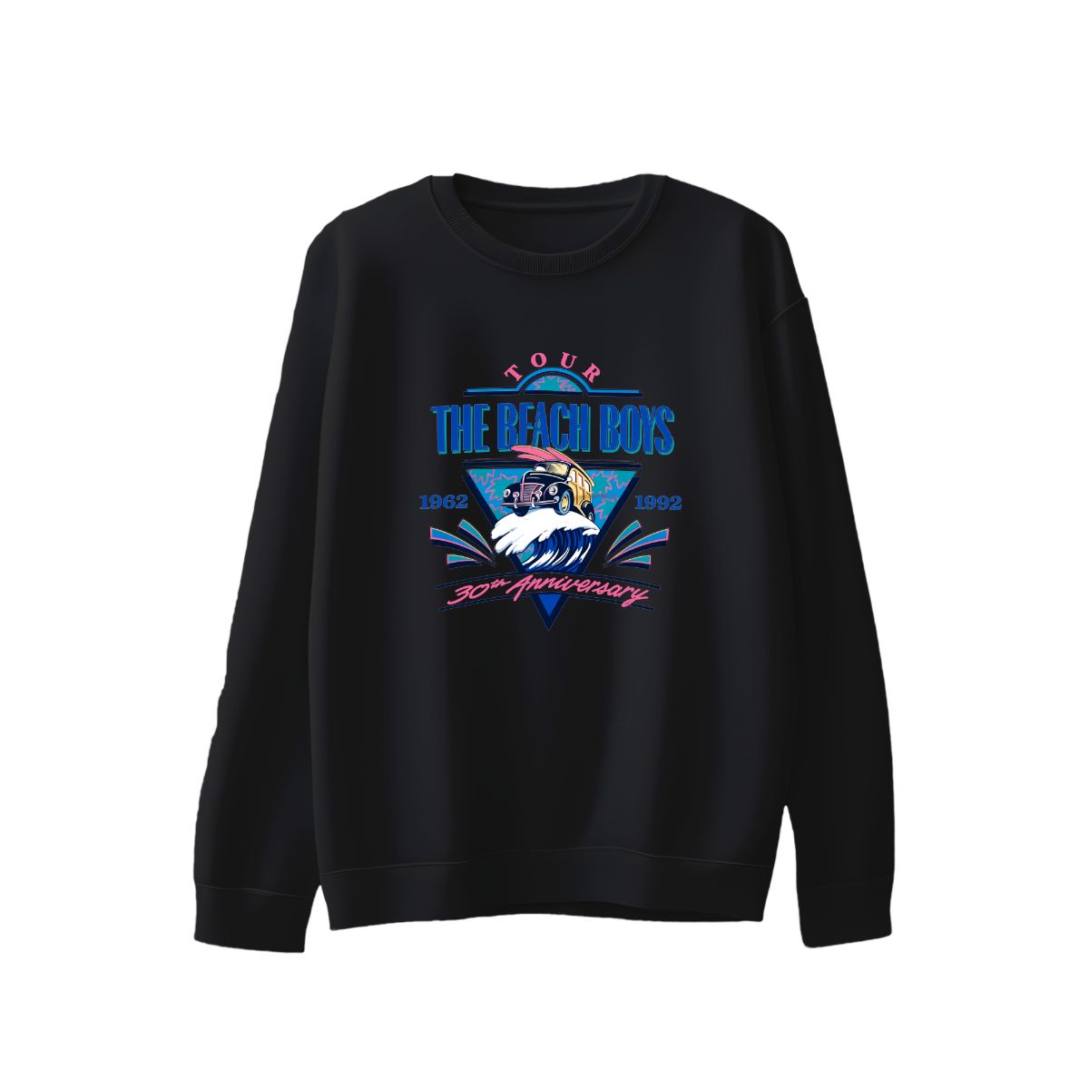 Vintage The Beach Boys 30th Anniversary Tour T-Shirt | 1992 Surf Rock Tee