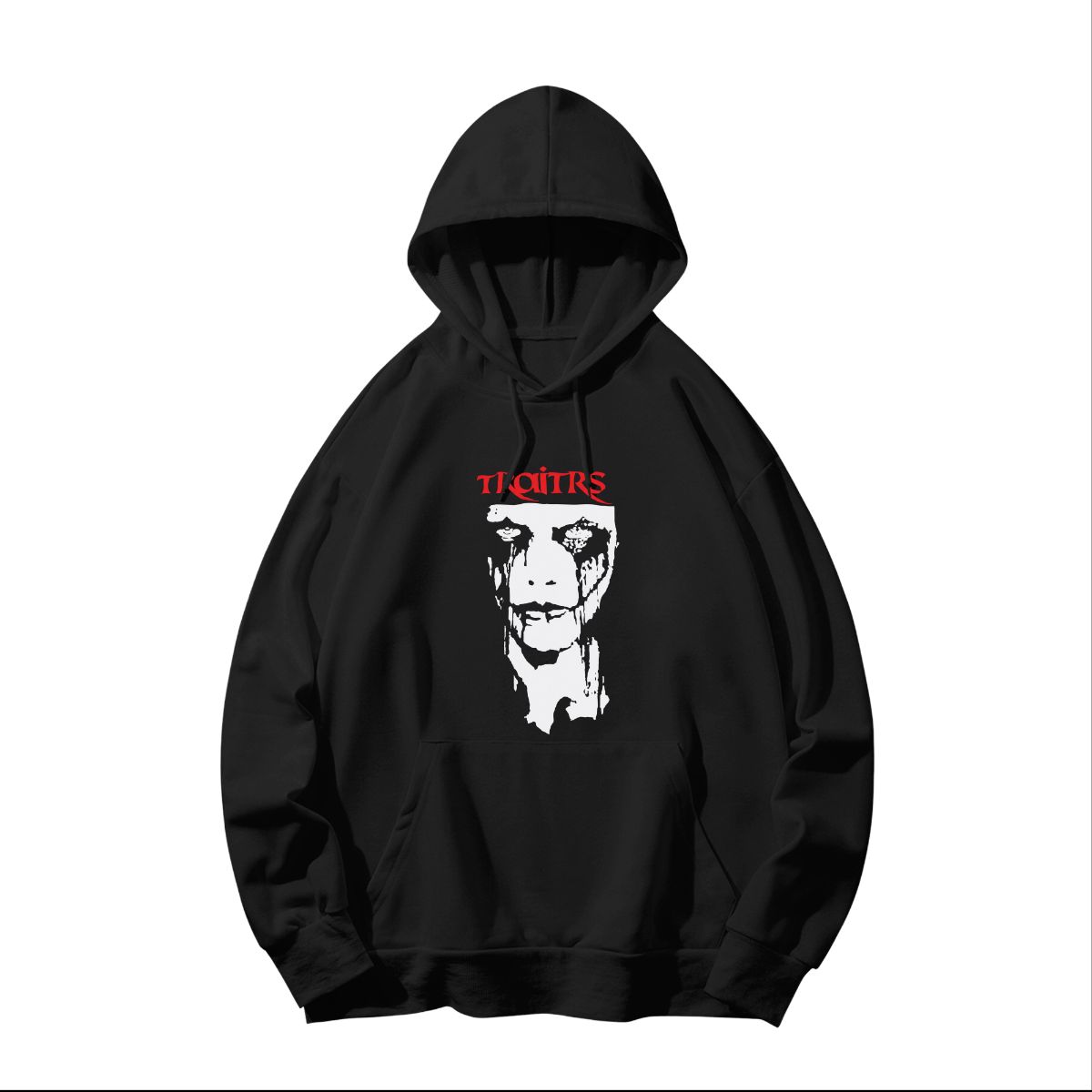 TRAITRS Band Graphic T-Shirt | Goth Post-Punk Darkwave Tee - Sweatshirt - Black