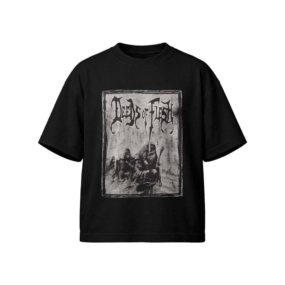 Deeds of Flesh Death Metal T-Shirt – Extreme Metal Vintage Graphic Tee