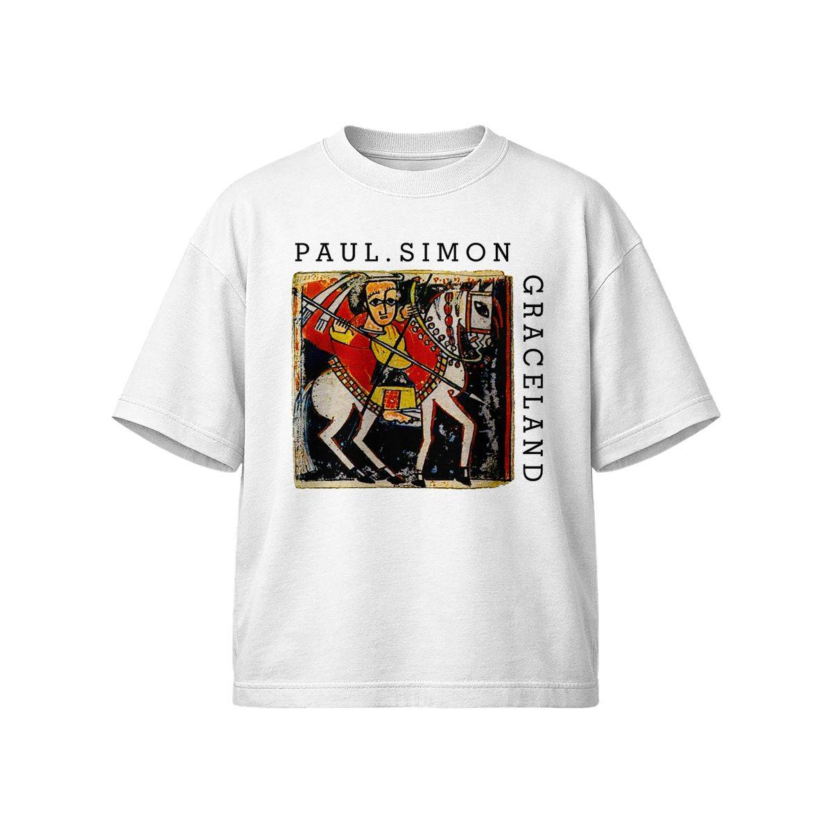 1987 Paul Simon Graceland Tour Concert Australian Rock Music Tee