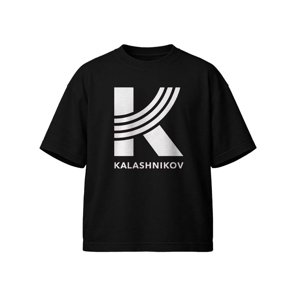 Kalashnikov T-Shirt – Vintage Minimalist Firearm Logo Graphic Tee